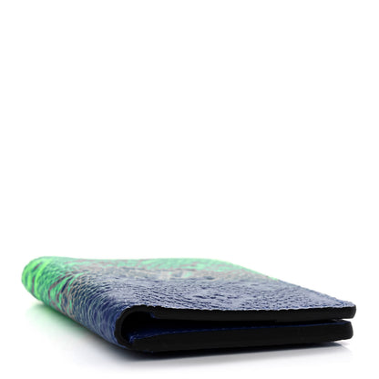 Louis Vuitton Taurillon Illusion Pocket Organizer Bleu Vert 4 of 7