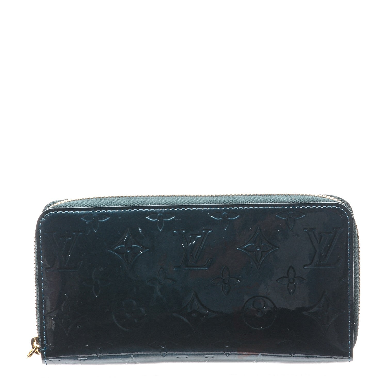 Louis Vuitton Vernis Zippy Wallet Blue Nuit 1 of 10