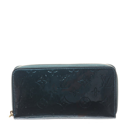 Louis Vuitton Vernis Zippy Wallet Blue Nuit 1 of 10