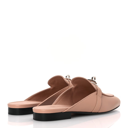 Hermes Calfskin Oz Mules 37 Beige Nude 5 of 12
