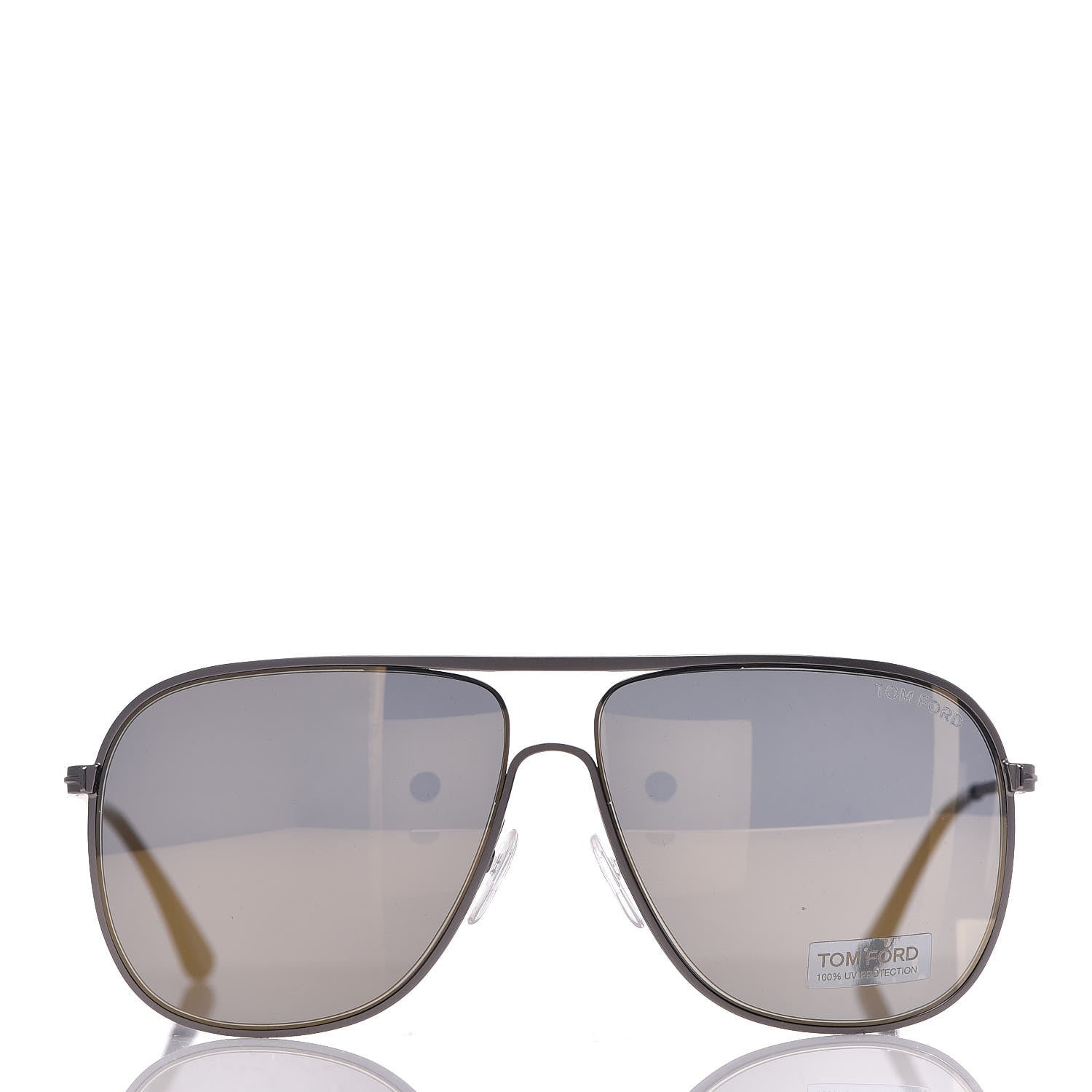 Tom Ford Dominic Aviator Sunglasses TF451 Silver 2 of 8