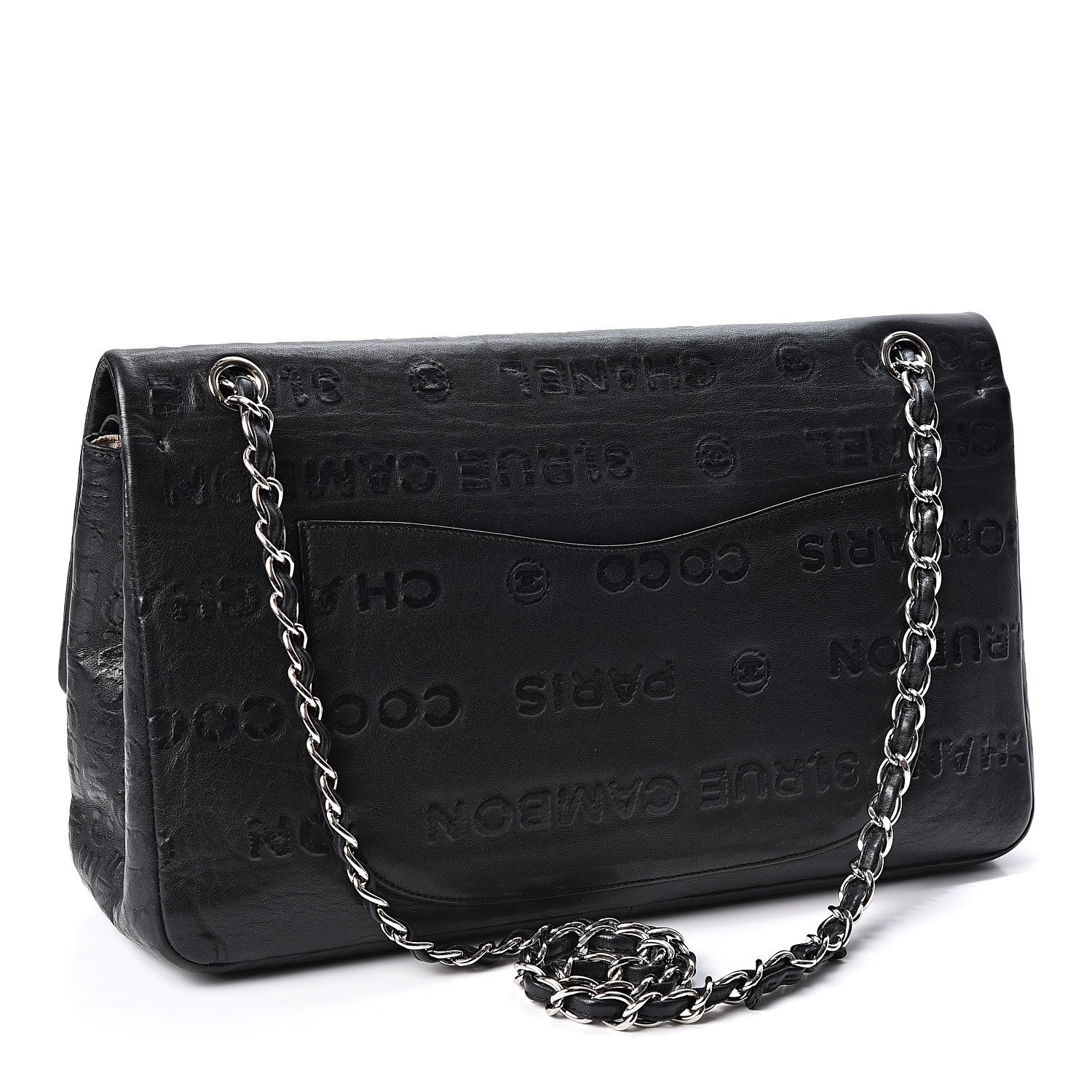 Chanel Calfskin Unlimited Jumbo Double Flap Black 2 of 10