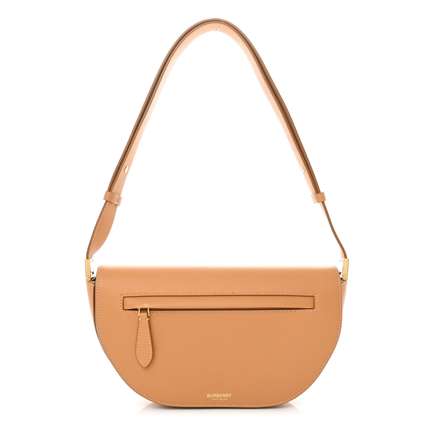 Burberry Calfskin Small Olympia Shoulder Bag Warm Sand 1 of 10