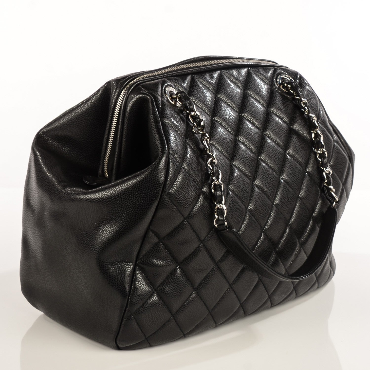 Chanel Caviar Quilted Timeless Shoulder Bag Black 3 of 7