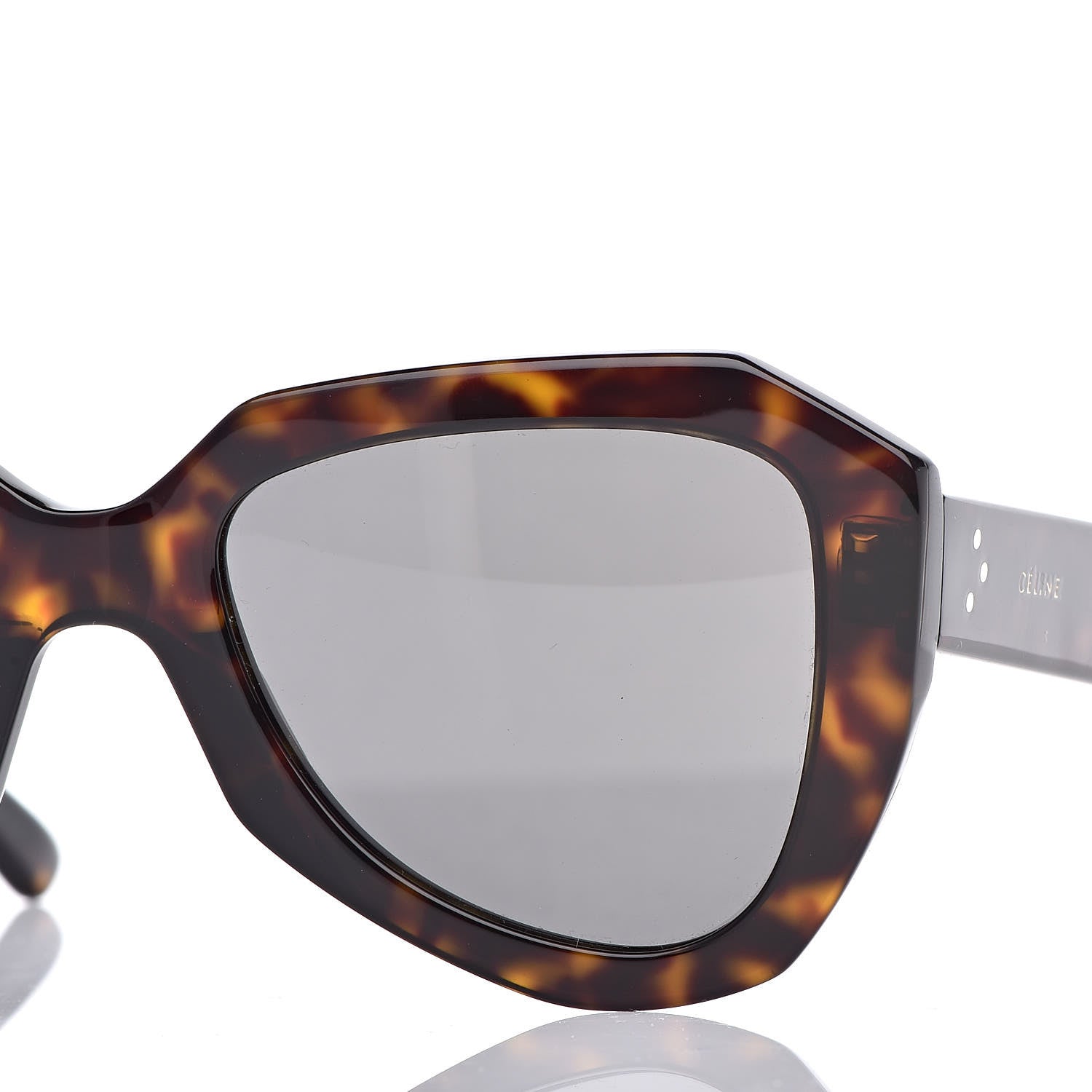Celine Acetate Sunglasses CL40046U Dark Havana 7 of 7