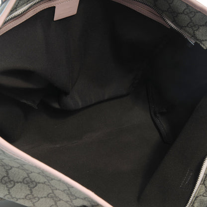 Gucci GG Supreme Monogram Medium Zippered Shopping Tote Pink 5 of 7