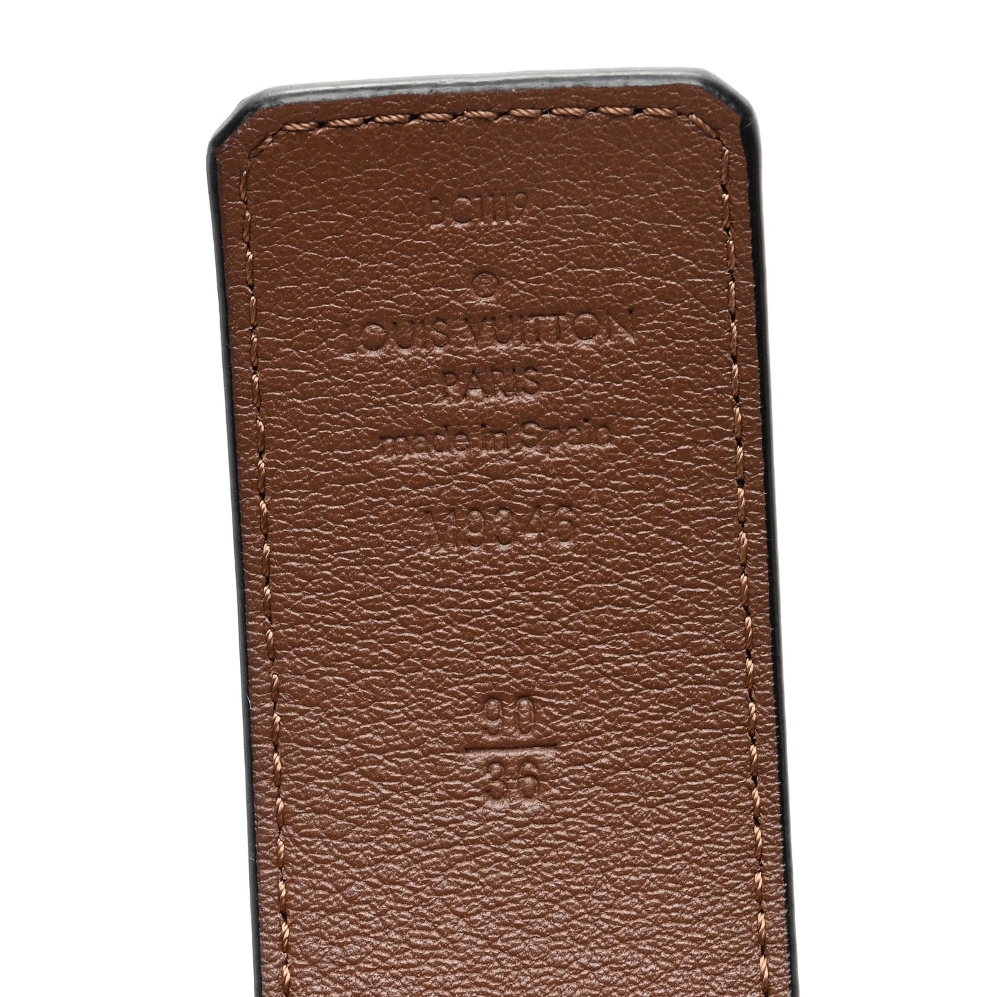 Monogram Illusion 40mm LV Initiales Reversible Belt 90 36 Black