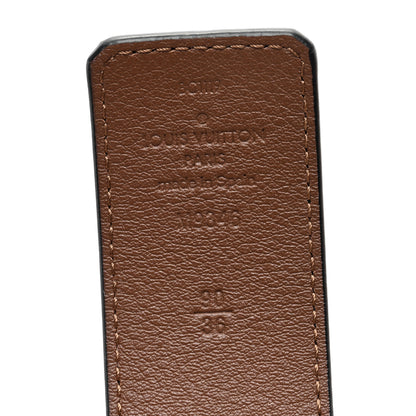 Louis Vuitton Monogram Illusion 40mm LV Initiales Reversible Belt 90 36 Black 5 of 8