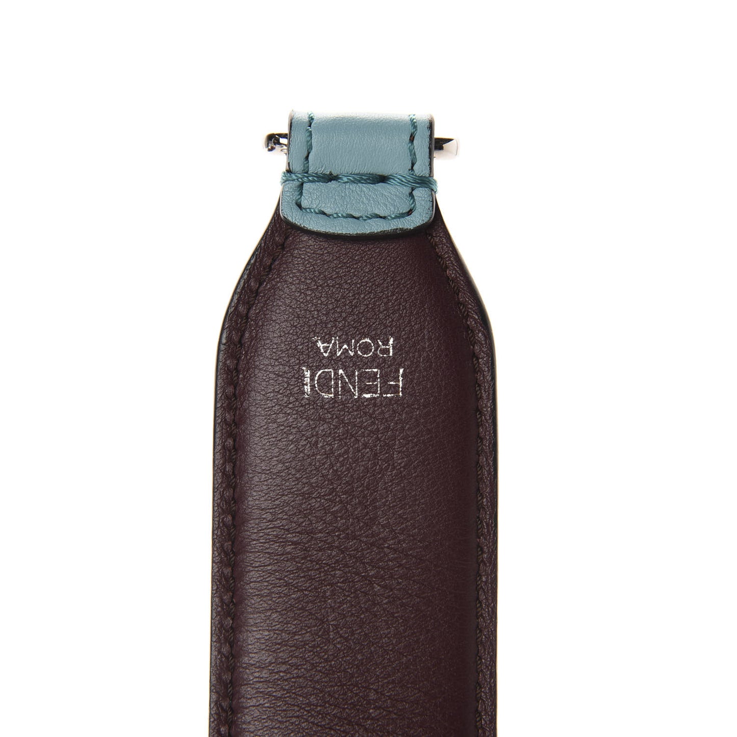 Vitello Dolce Plexiglass Bi-Color Studded Strap You Lagun Bordeaux Multicolor