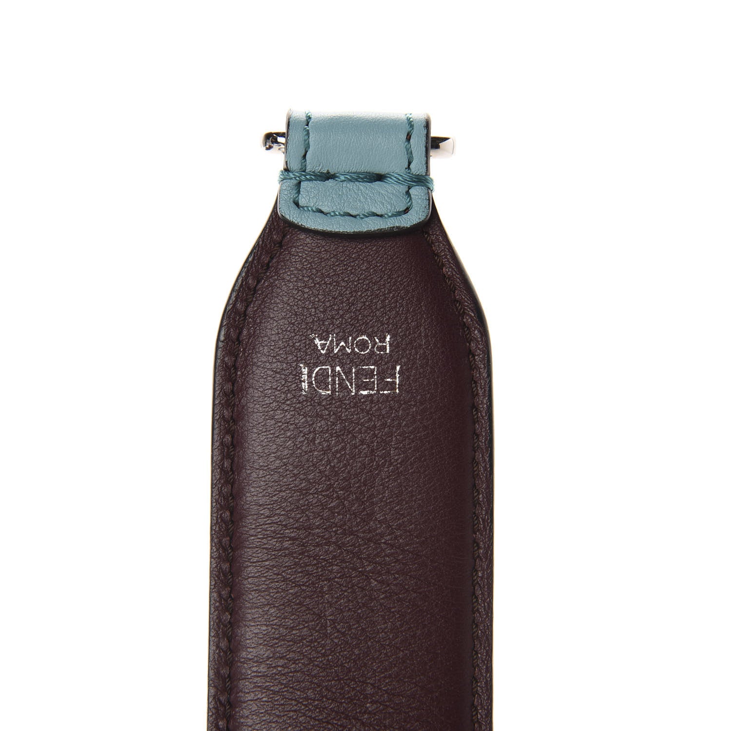 Fendi Vitello Dolce Plexiglass Bi-Color Studded Strap You Lagun Bordeaux Multicolor 3 of 3