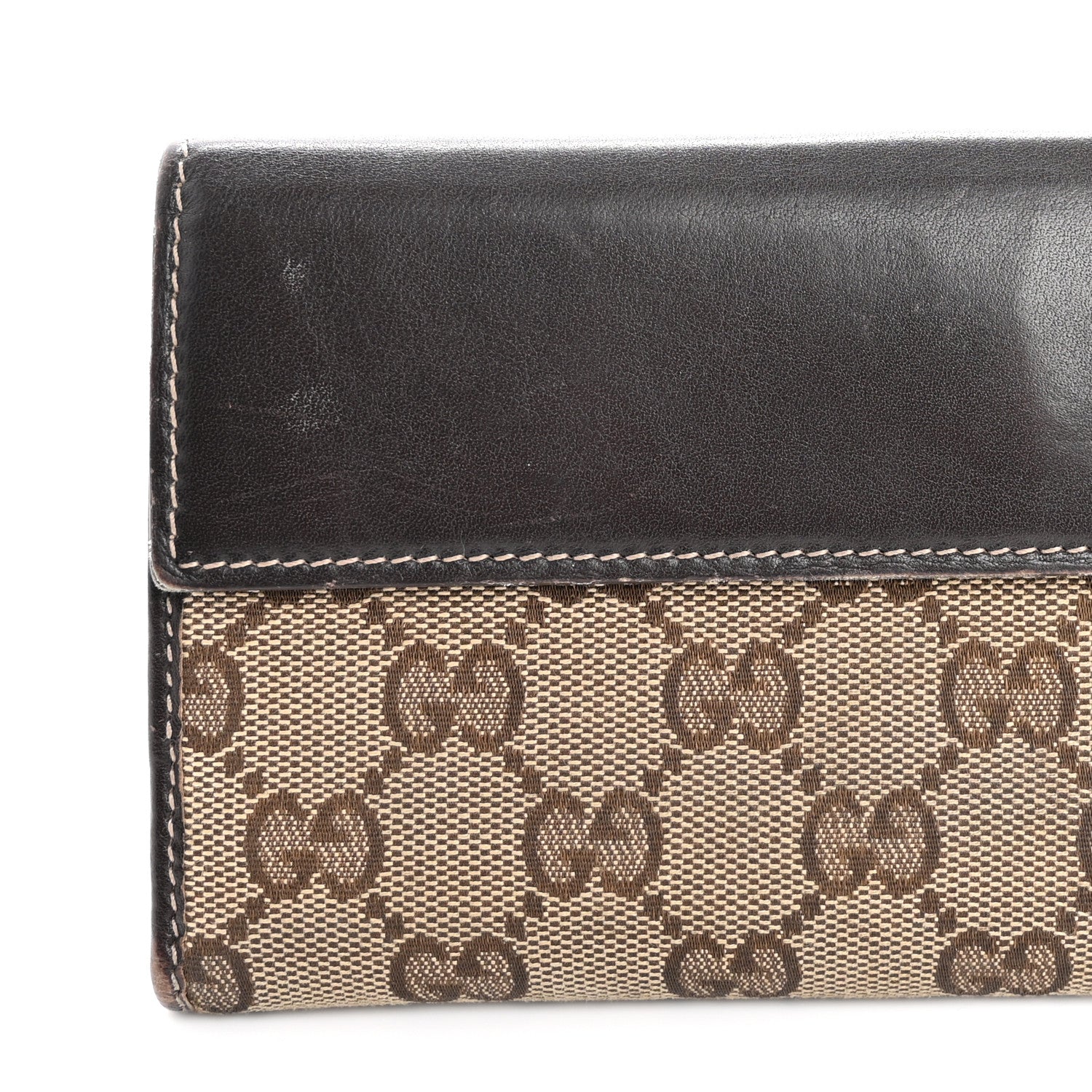 Gucci Monogram Heart Continental Wallet Dark Brown 8 of 12