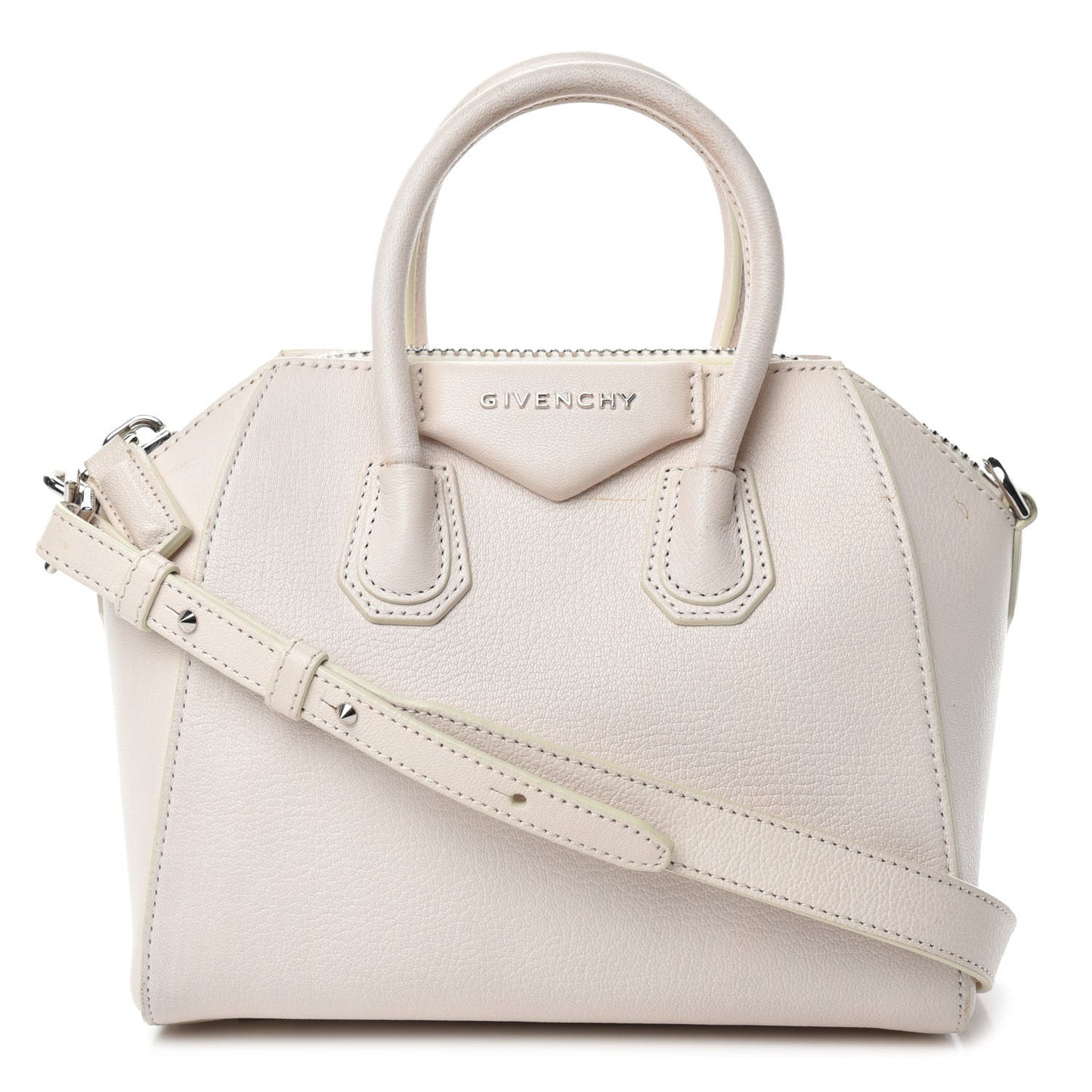 Sugar Goatskin Mini Antigona Ivory