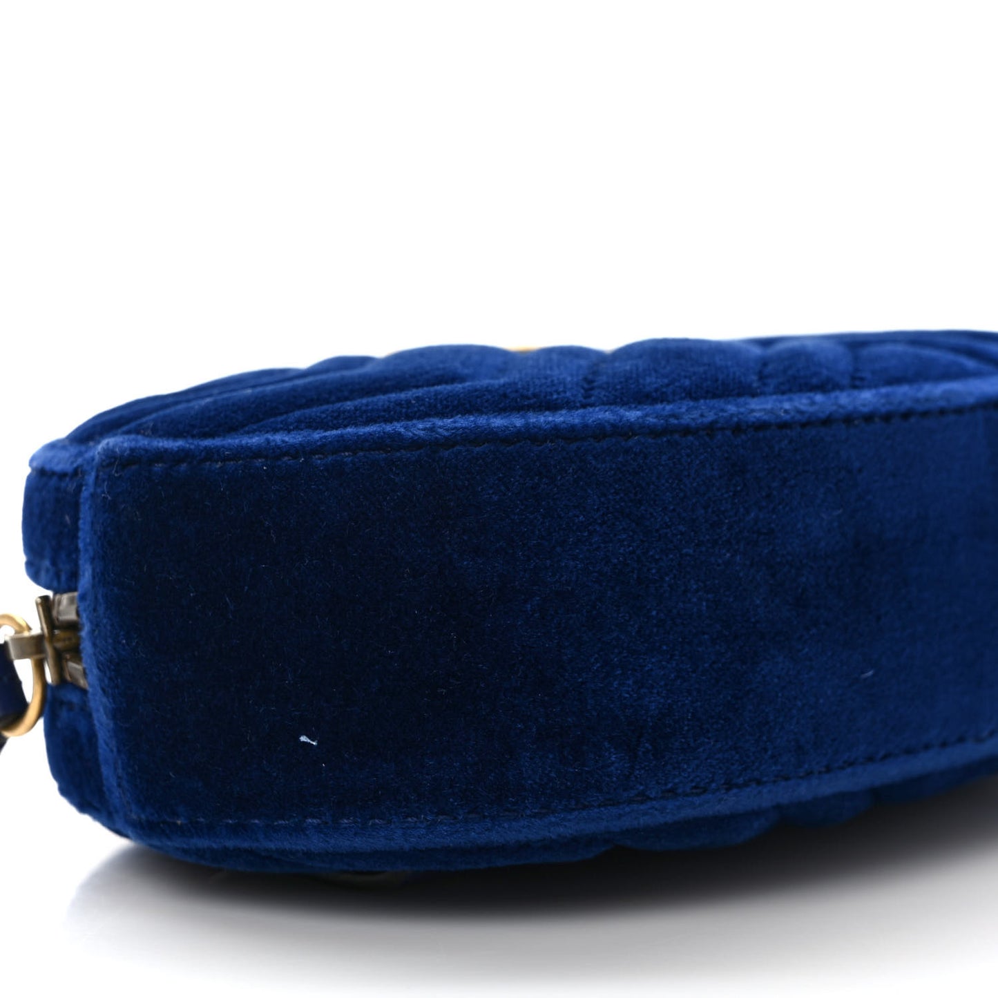 Velvet Matelasse GG Marmont Belt Bag 85 34 Cobalt Blue