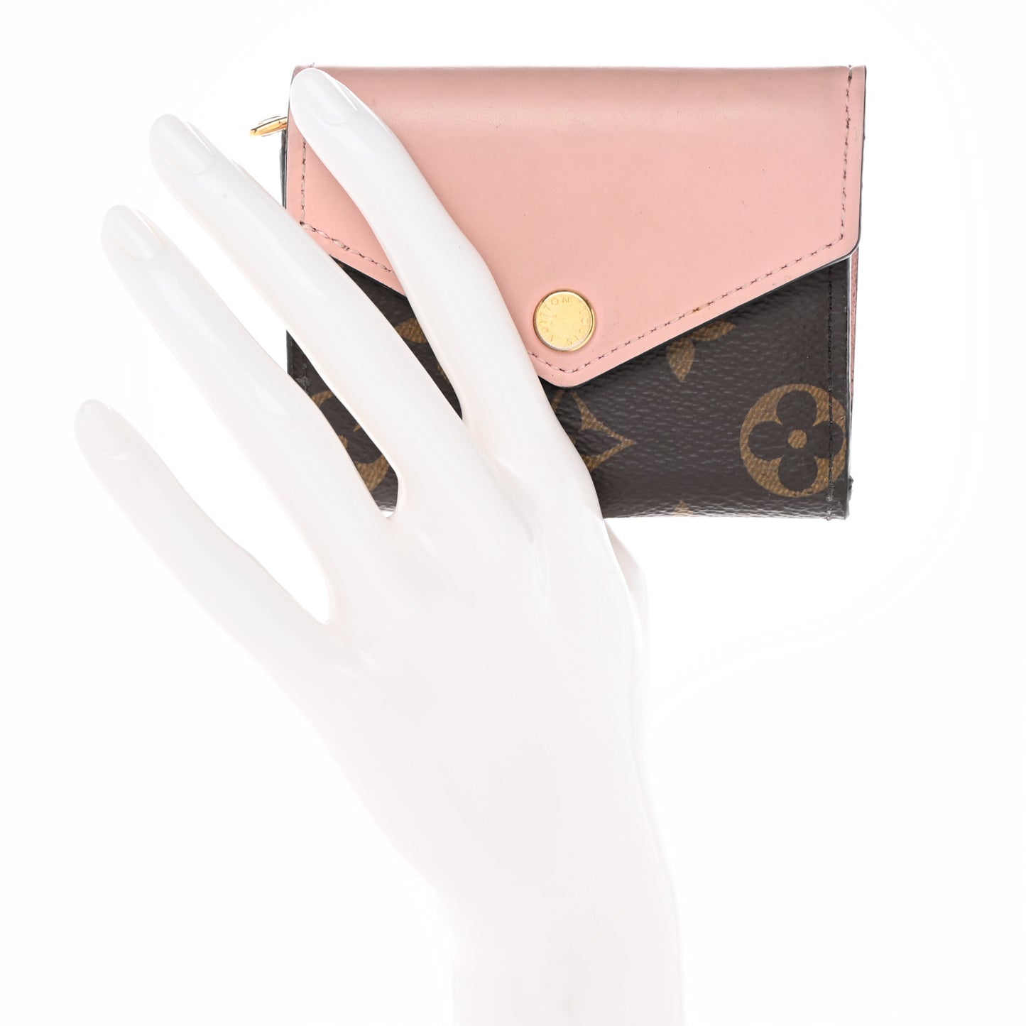 Monogram Zoe Wallet Rose Ballerine