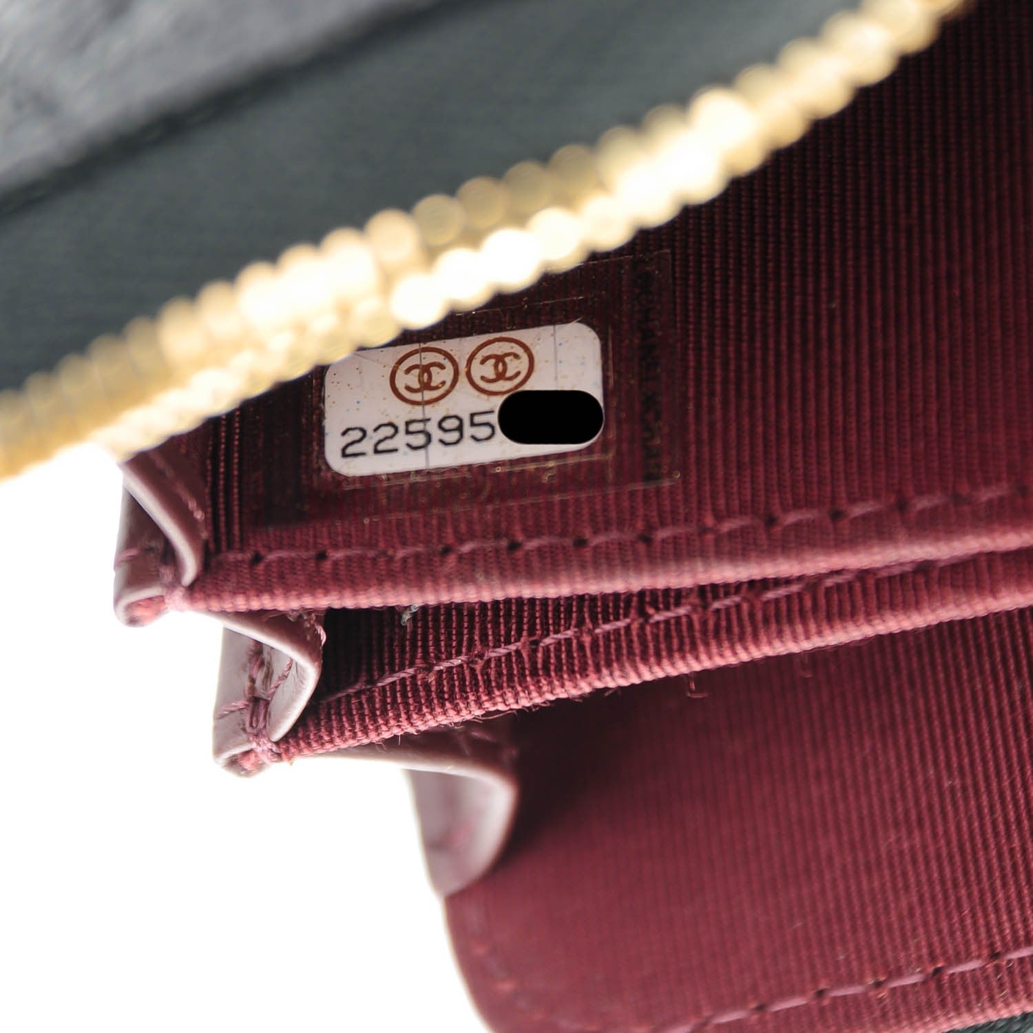 Chanel Caviar Quilted Zip Coin Purse Black 7 of 7