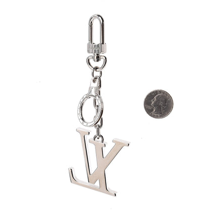Louis Vuitton LV Facettes Bag Charm Key Holder Silver 2 of 4
