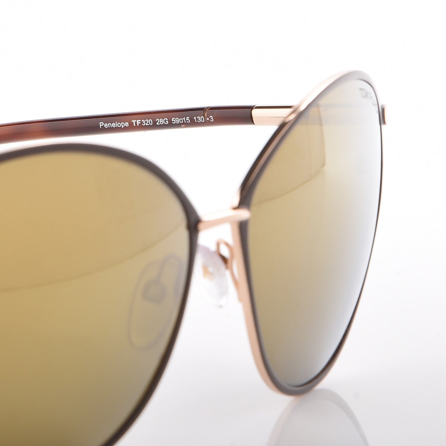 Penelope Vintage Round Sunglasses TF320 Brown
