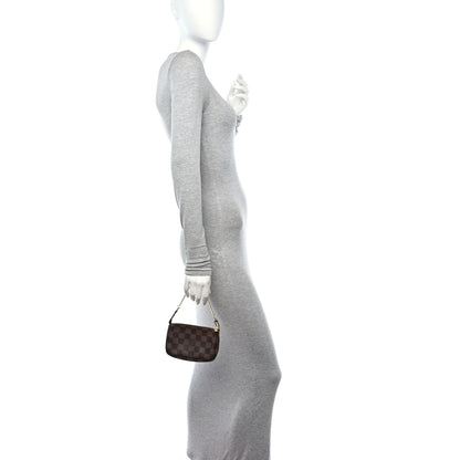 Louis Vuitton Damier Ebene Mini Pochette Accessories 2 of 9