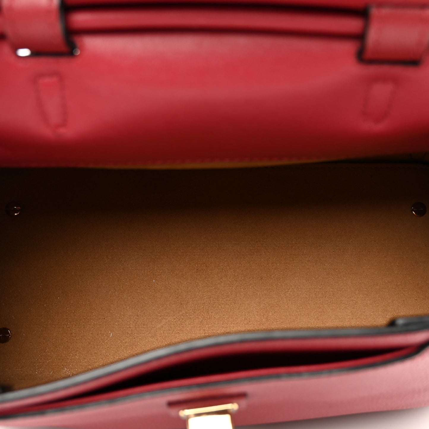 Grained Calfskin Milla Convertible Backpack Scooter Red