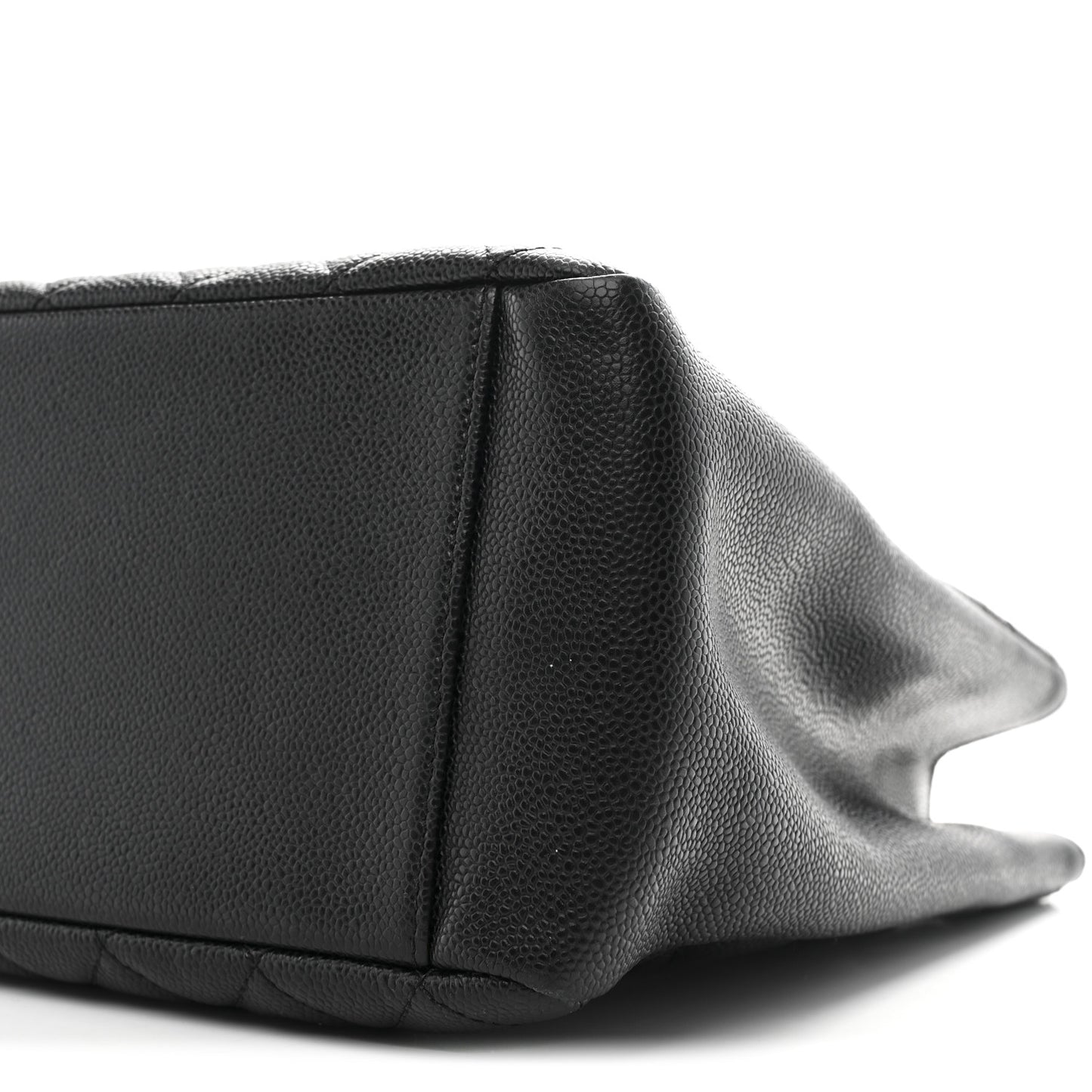 Caviar Quilted Grand Shopping Tote GST Black