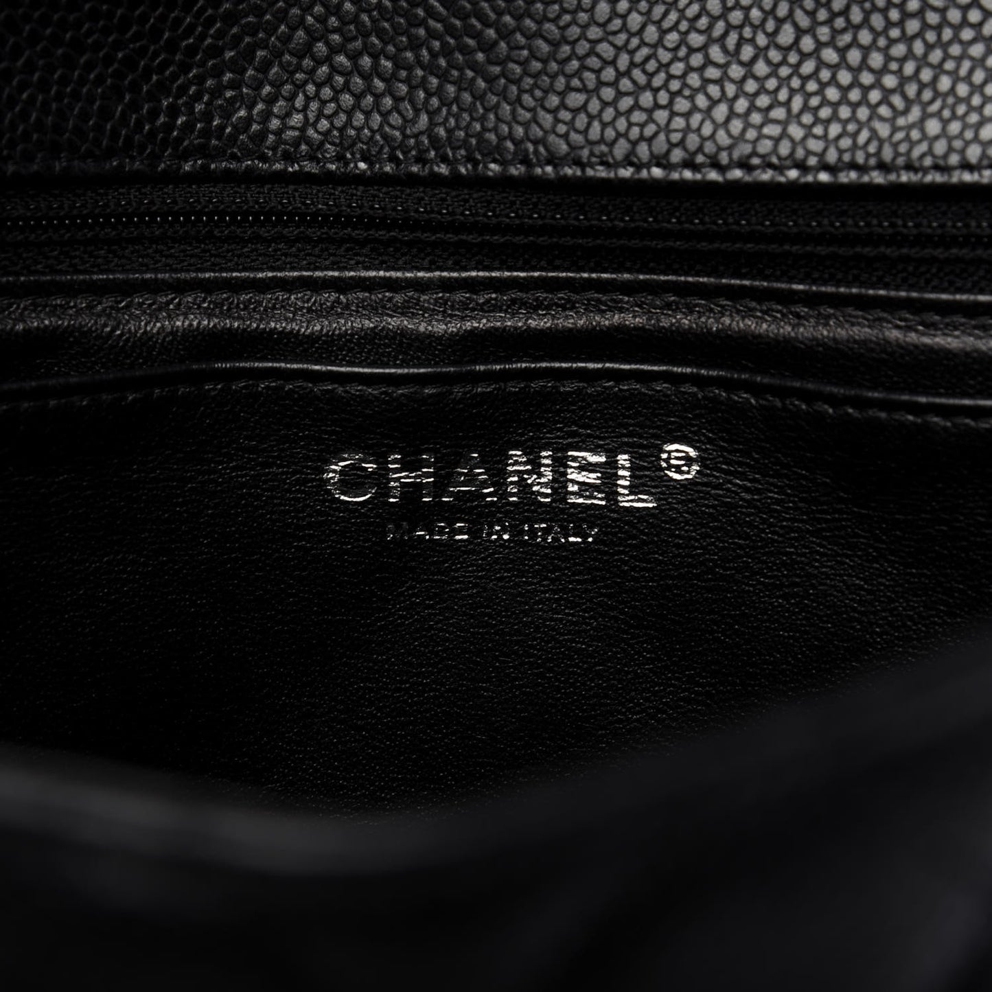 Caviar Quilted Jumbo Single Flap Black