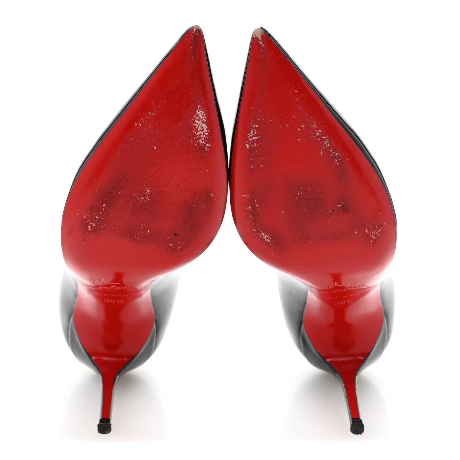 Christian Louboutin Patent Decollete 554 85 Pumps 36.5 Black 6 of 8