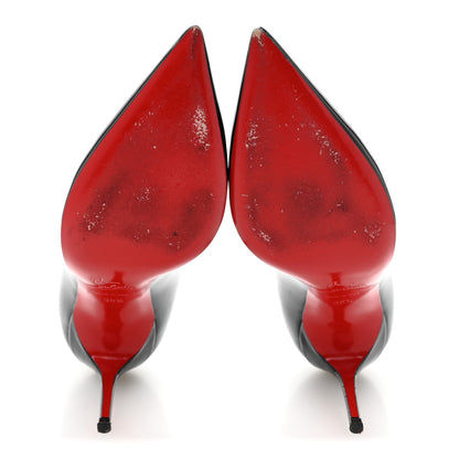 Christian Louboutin Patent Decollete 554 85 Pumps 36.5 Black 6 of 8