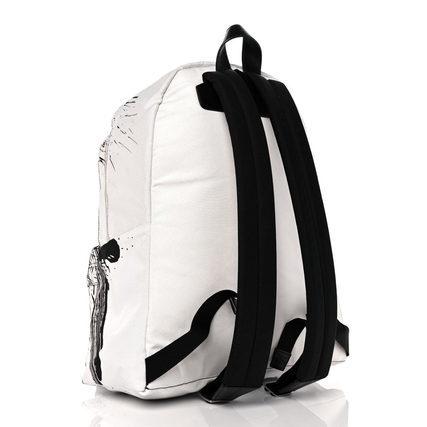 x Christian Marclay Canvas Backpack White Black