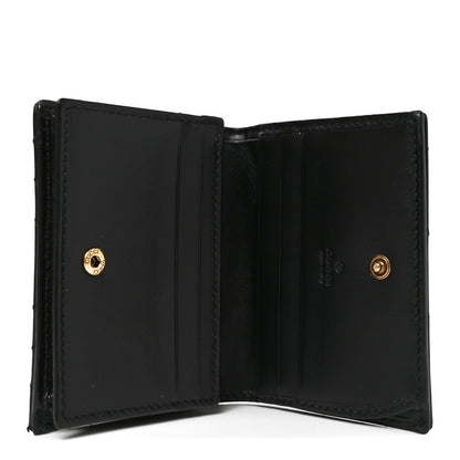 Gucci Calfskin Matelasse GG Marmont Card Case Wallet Black 5 of 8
