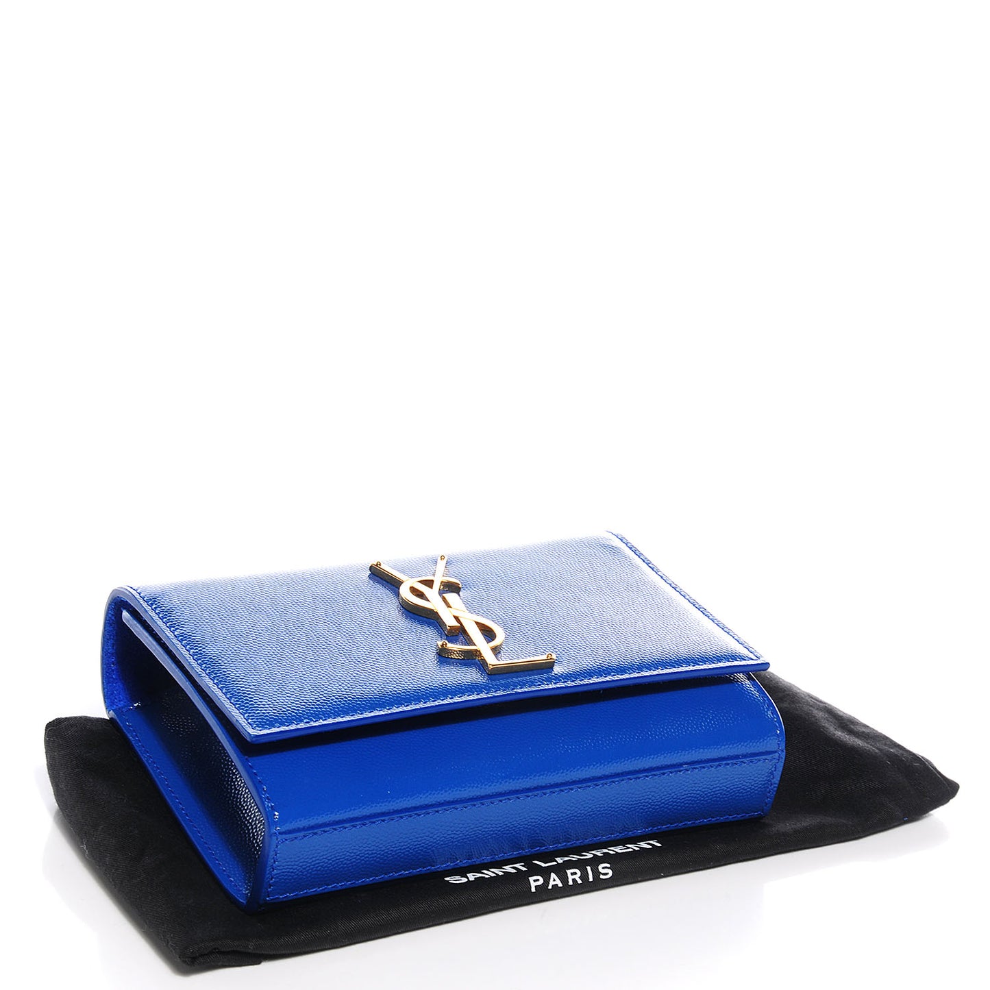 Grain De Poudre Small Classic Monogram Satchel Royal Blue