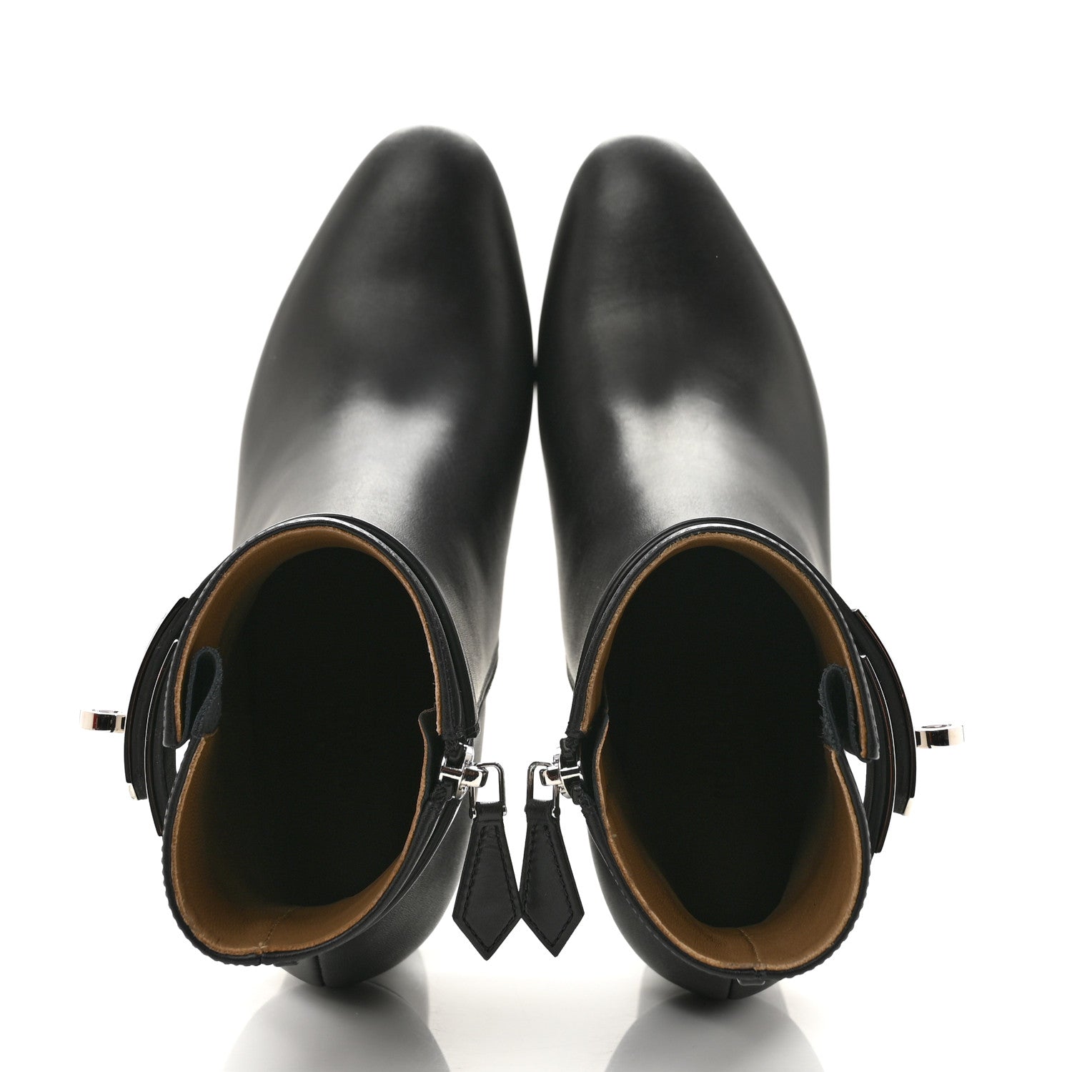 Hermes Calfskin Saint Germain Ankle Boots 36 Black 2 of 10