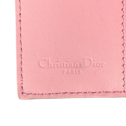 Christian Dior Lambskin Cannage Miss Dior 4 Key Holder Wallet Pink 6 of 12