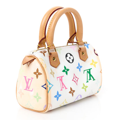 Louis Vuitton Monogram Multicolor Mini Sac HL Speedy White 3 of 9