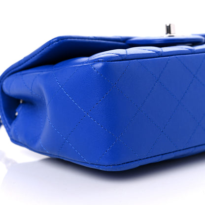 Chanel Lambskin Quilted Mini Rectangular Flap Royal Blue 8 of 14