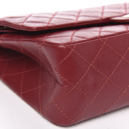 Chanel Aged Calfskin Quilted 2.55 Reissue 226 Flap Red 8 of 10