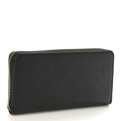 Marc Jacobs Calfskin Long Zip Around Wallet Black 3 of 8