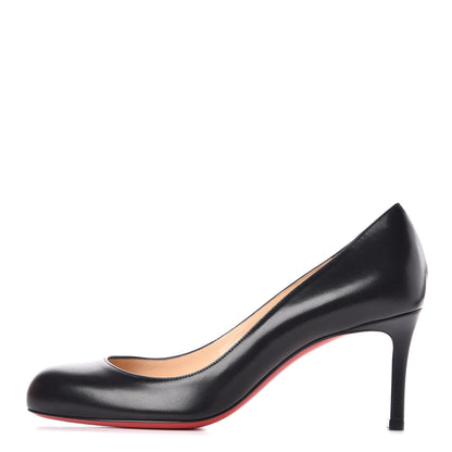 Christian Louboutin Shiny Nappa Simple 70 Pumps 36.5 Black 1 of 8