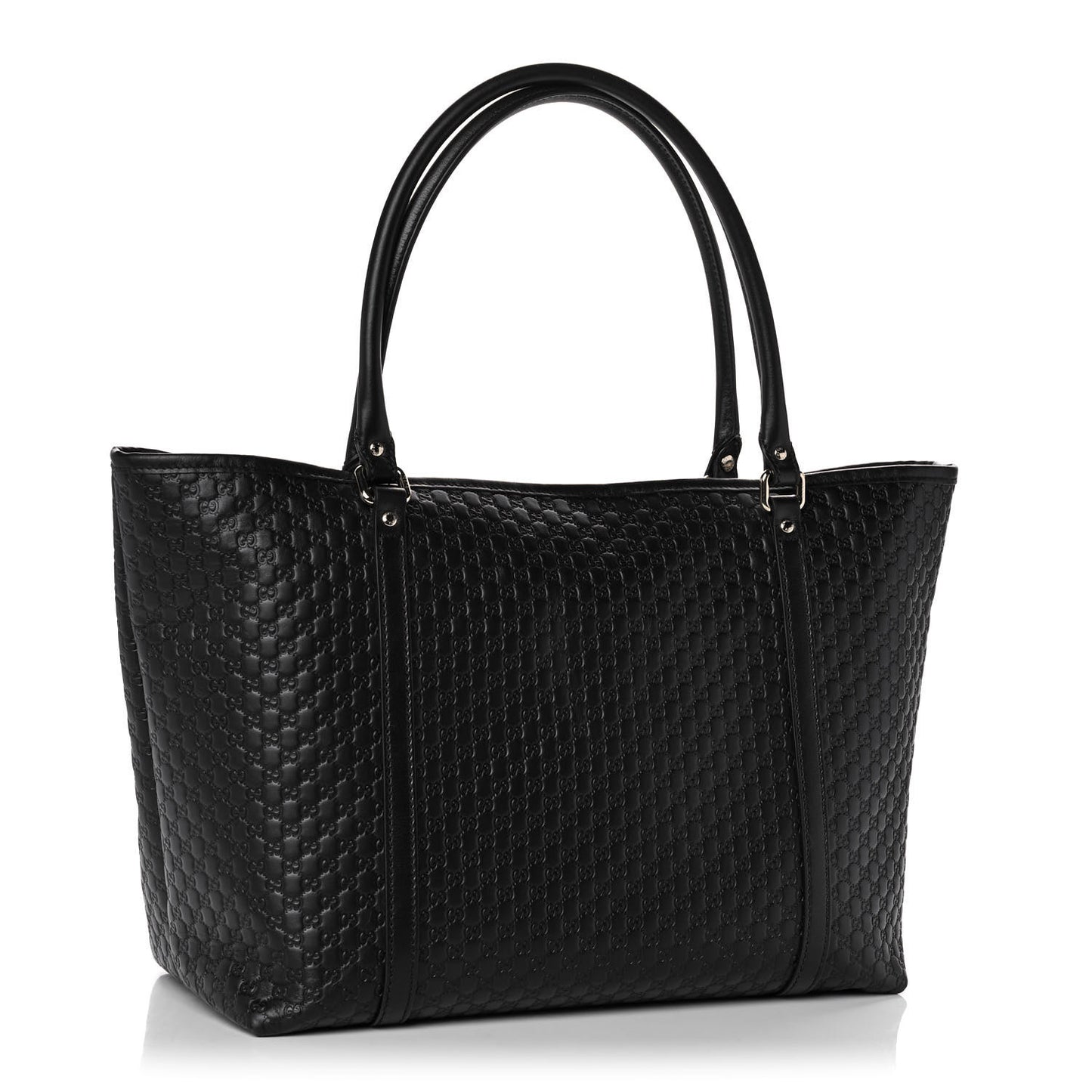 Microguccissima Medium Joy Tote Black