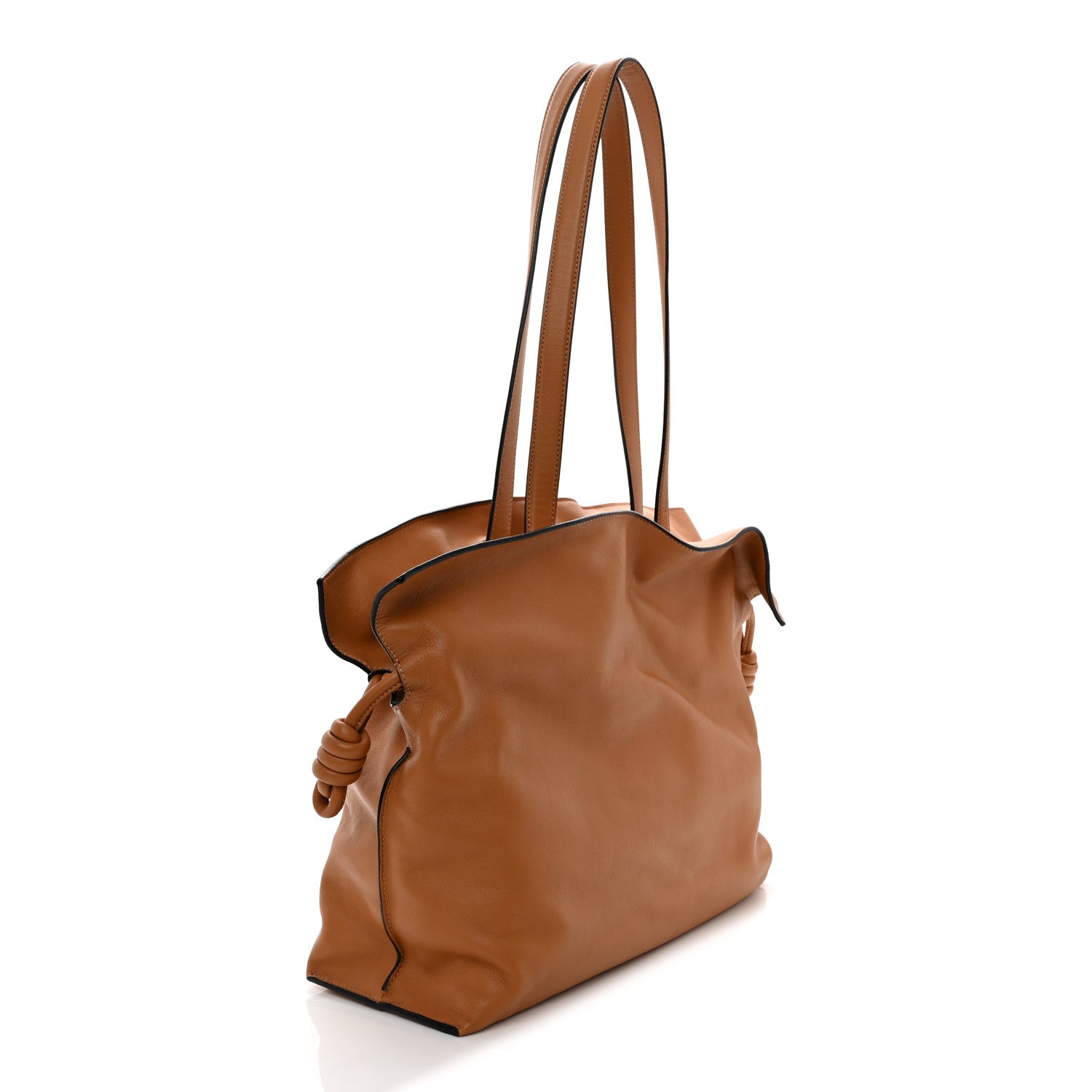 Loewe Calfskin Large Flamenco Knot Bag Warm Desert 3 of 10