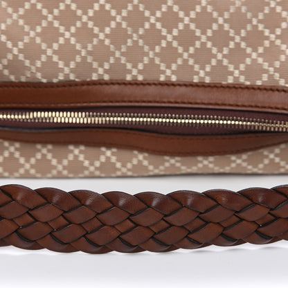 Gucci Diamante Calfskin Eva Hobo Brown 12 of 12
