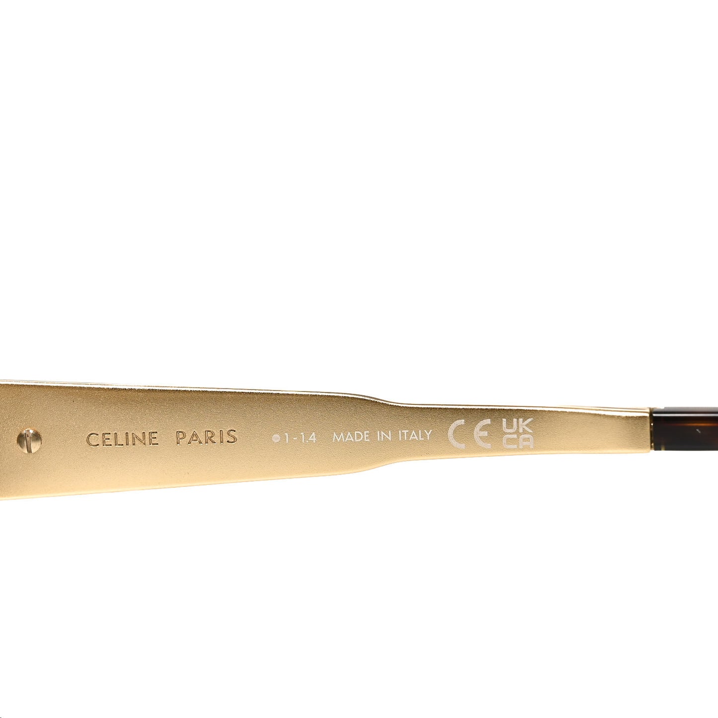 Metal Triomphe 01 Sunglasses CL40235U Gold Green