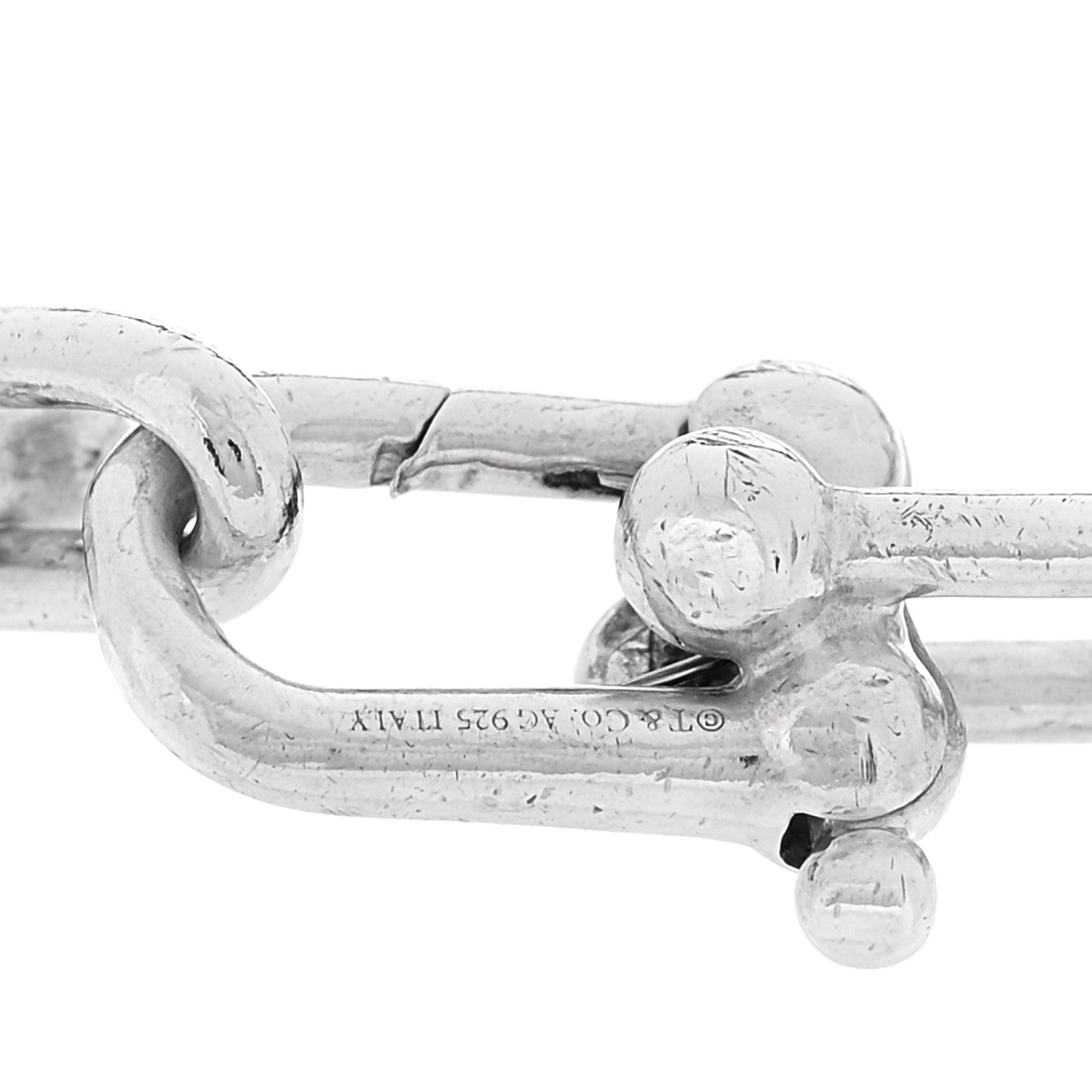 Tiffany Sterling Silver Small HardWear Link Bracelet 3 of 4