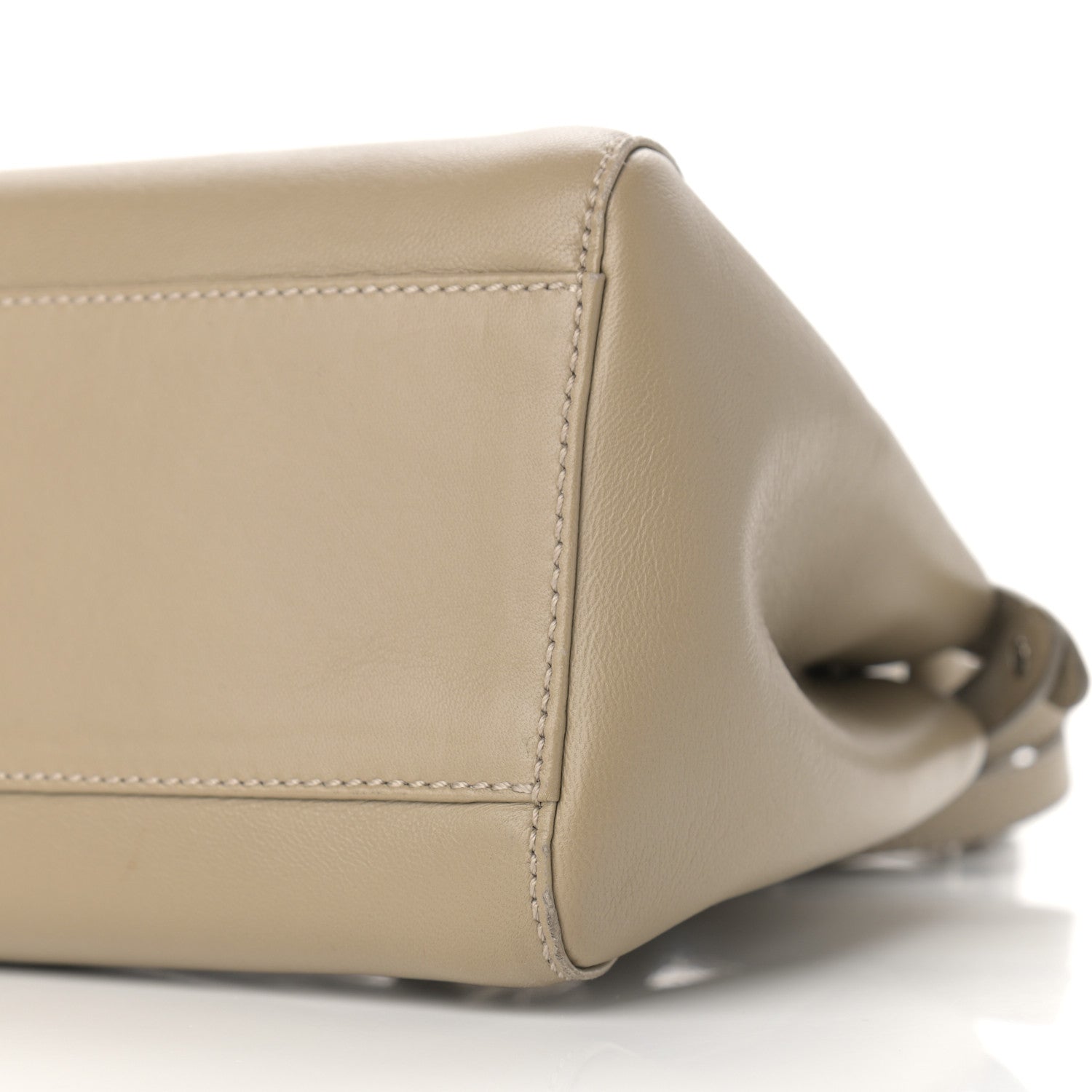 Fendi Nappa Mini Peekaboo Iconic Satchel Tortora 6 of 13