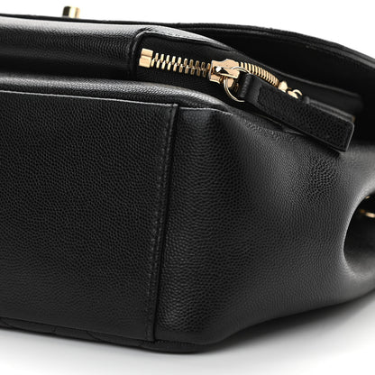 Chanel Caviar Quilted Large Business Affinity Flap Black 9 of 10