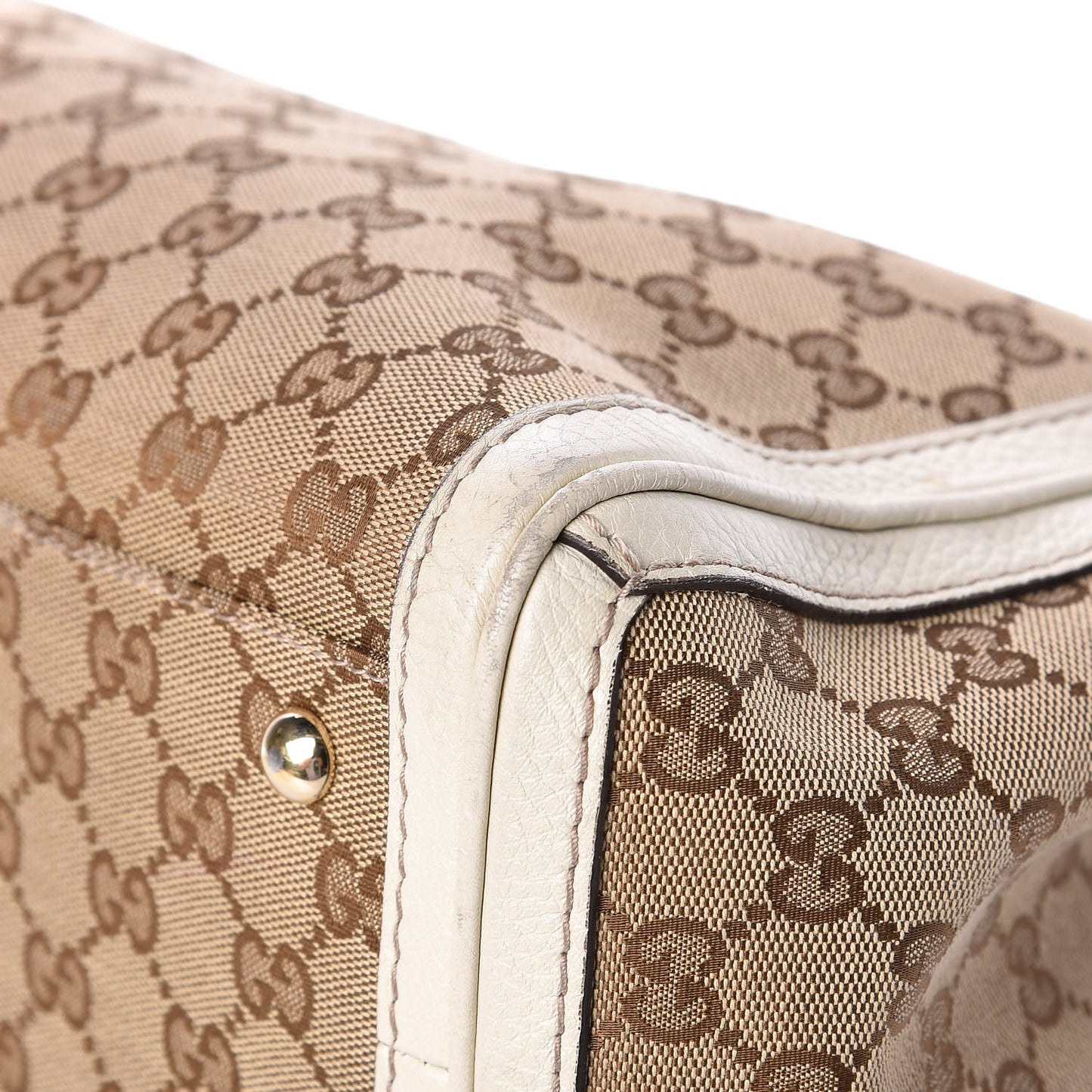 Monogram Medium Bella Tote Off White