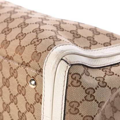 Gucci Monogram Medium Bella Tote Off White 9 of 13