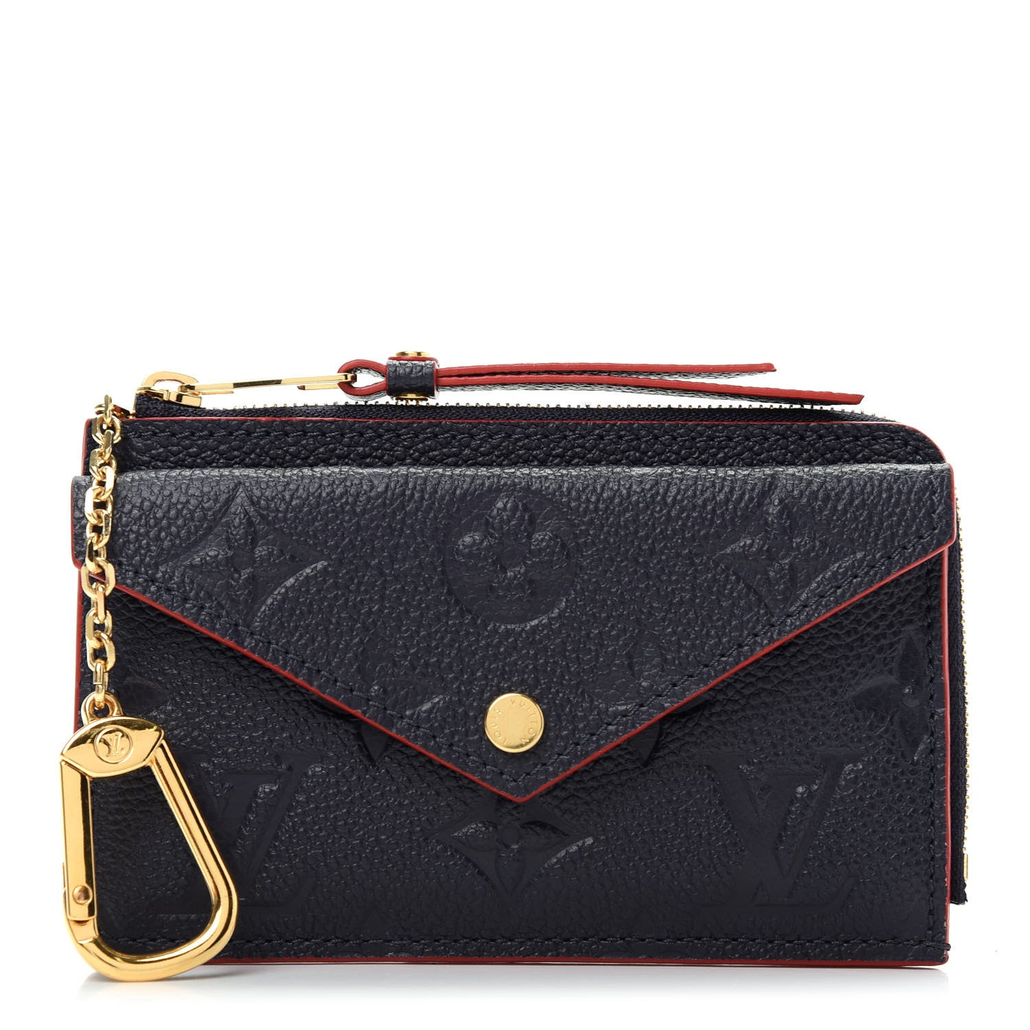 Louis Vuitton Empreinte Recto Verso Card Holder Marine Rouge 1 of 8