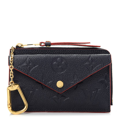 Louis Vuitton Empreinte Recto Verso Card Holder Marine Rouge 1 of 8