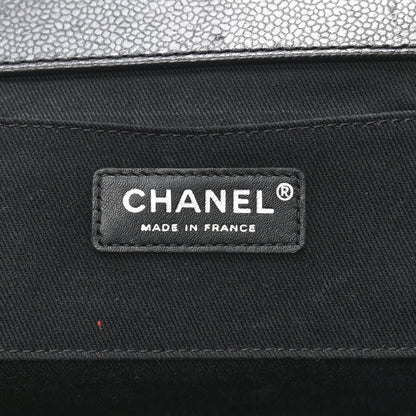 Chanel Caviar Quilted CC Clutch Black 6 of 8