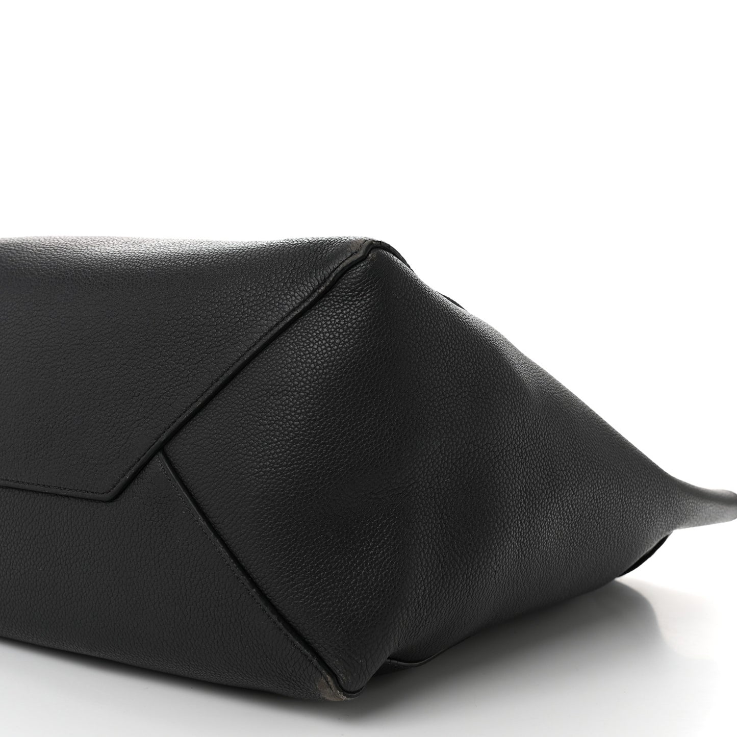 Soft Grained Calfskin Medium Belt Cabas Phantom Medium Grey